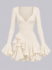 Vestido Rosalía Marfil image 1