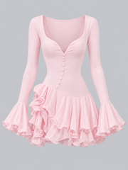 Vestido Rosalía Rosa swatch image