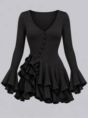 Vestido Rosalía Negro swatch image
