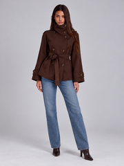 Trench Carmela Cacao image 3