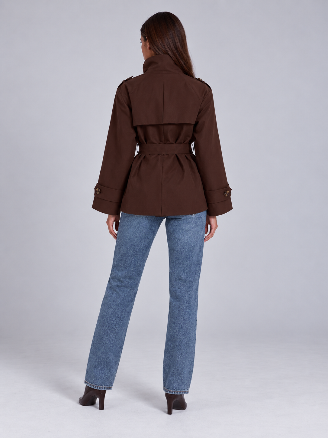 Trench Carmela Cacao image 5
