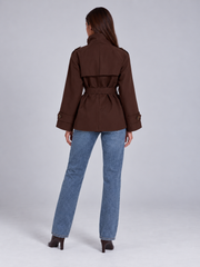 Trench Carmela Cacao image 5