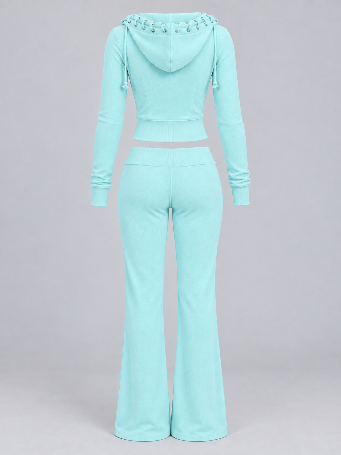 Conjunto Velour Málaga Aguamarina image 2