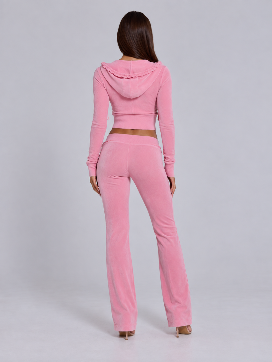 Conjunto Velour Málaga Rosa Sakura image 4