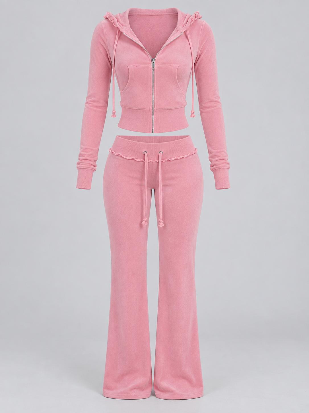 Conjunto Velour Málaga Rosa Sakura