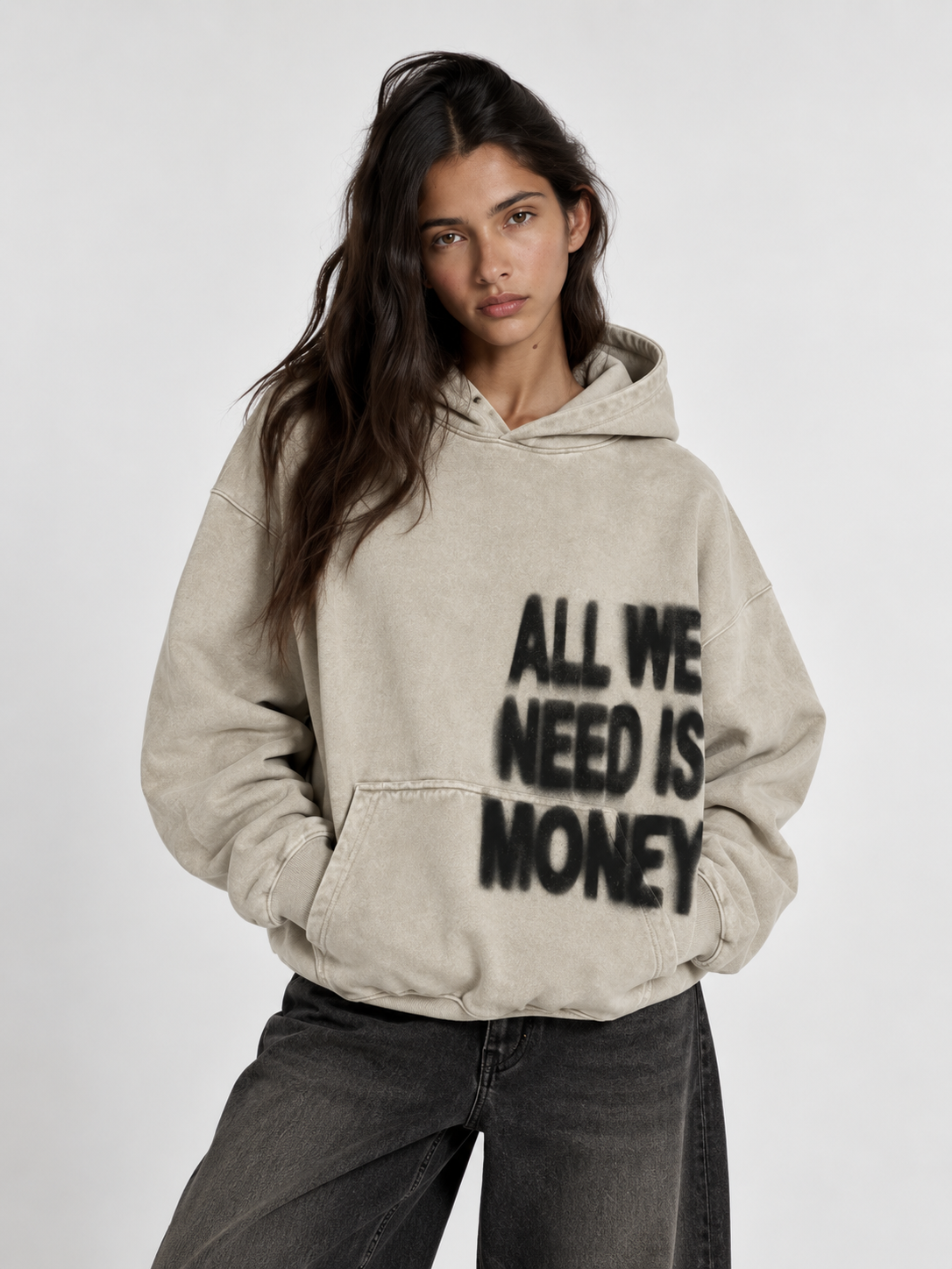 Sudadera Dinero Marfil image 5