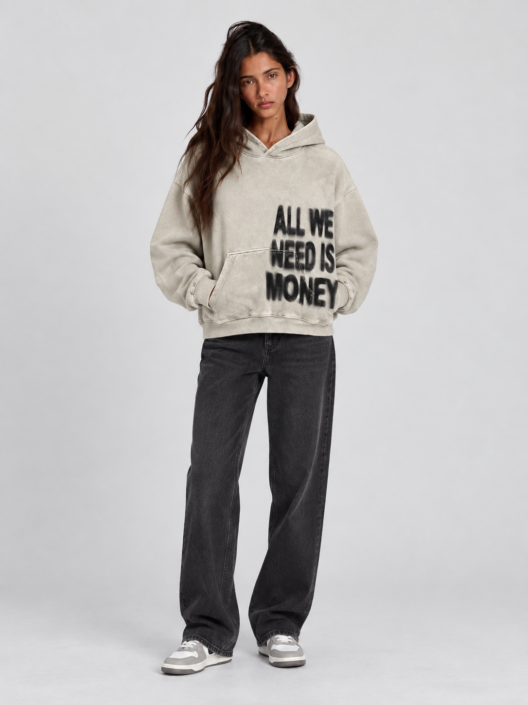 Sudadera Dinero Marfil image 2