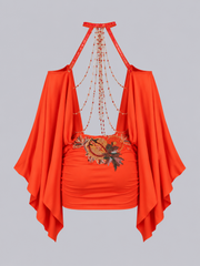 Vestido Mariposa Rojo image 2