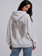 Sudadera Alas Gris image 4