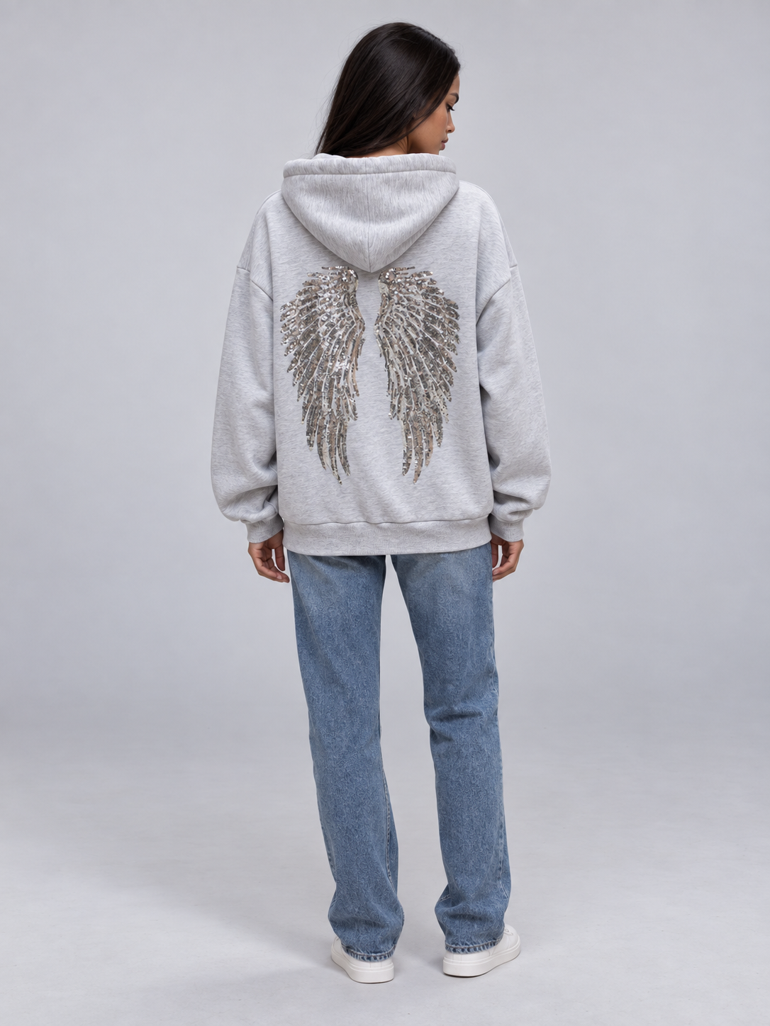 Sudadera Alas Gris image 3