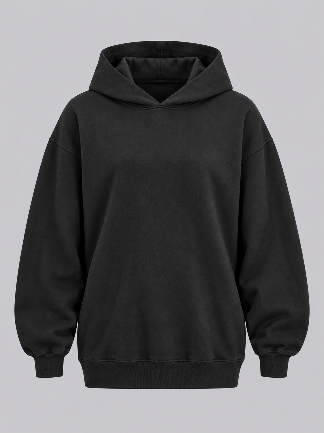 Sudadera Encaje Alas Negro