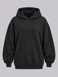 Sudadera Encaje Alas Negro