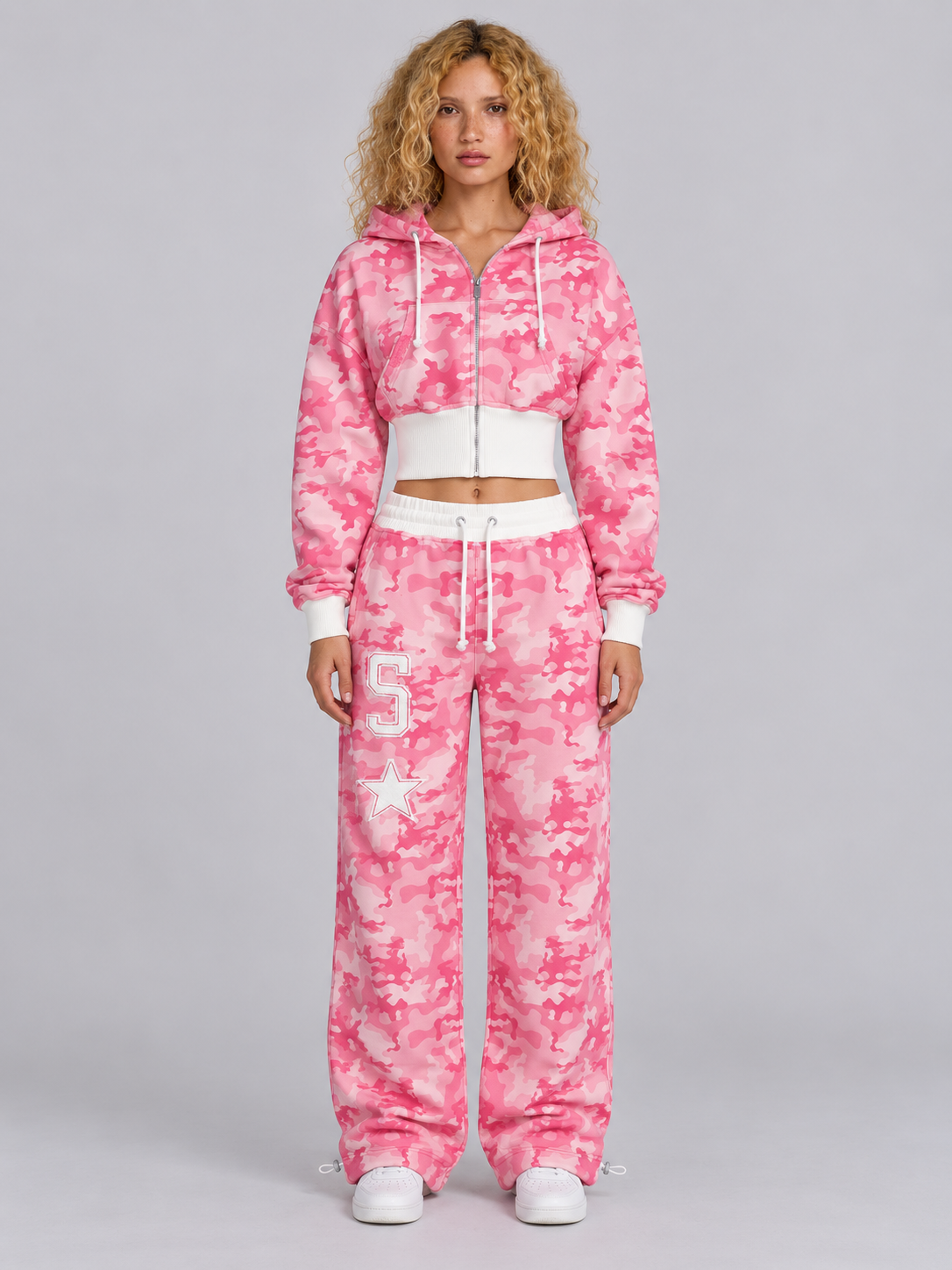 Conjunto Camo Rosa Rosa image 3