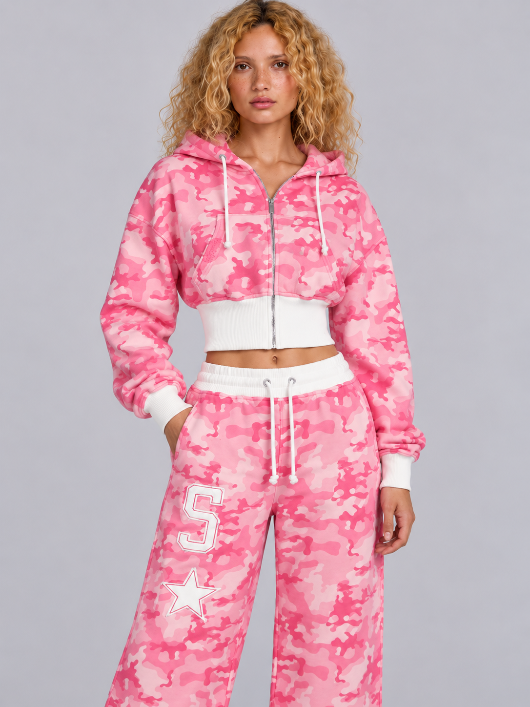 Conjunto Camo Rosa Rosa image 4